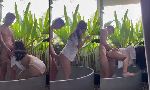 Đi du lịch mà vừa nhận phòng em đã kéo anh vào bồn tắm chịch vội